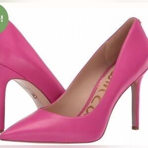 Sam Edelman Hazel Pink Peony Leather Pointed Pump 👠💋❤️